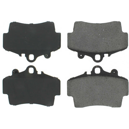 Centric Parts Disc Brake Pad Set Semi-Metallic with Posi Quiet for 2008-1997 Porsche Boxster 2008-2007 Cayman 104.07370