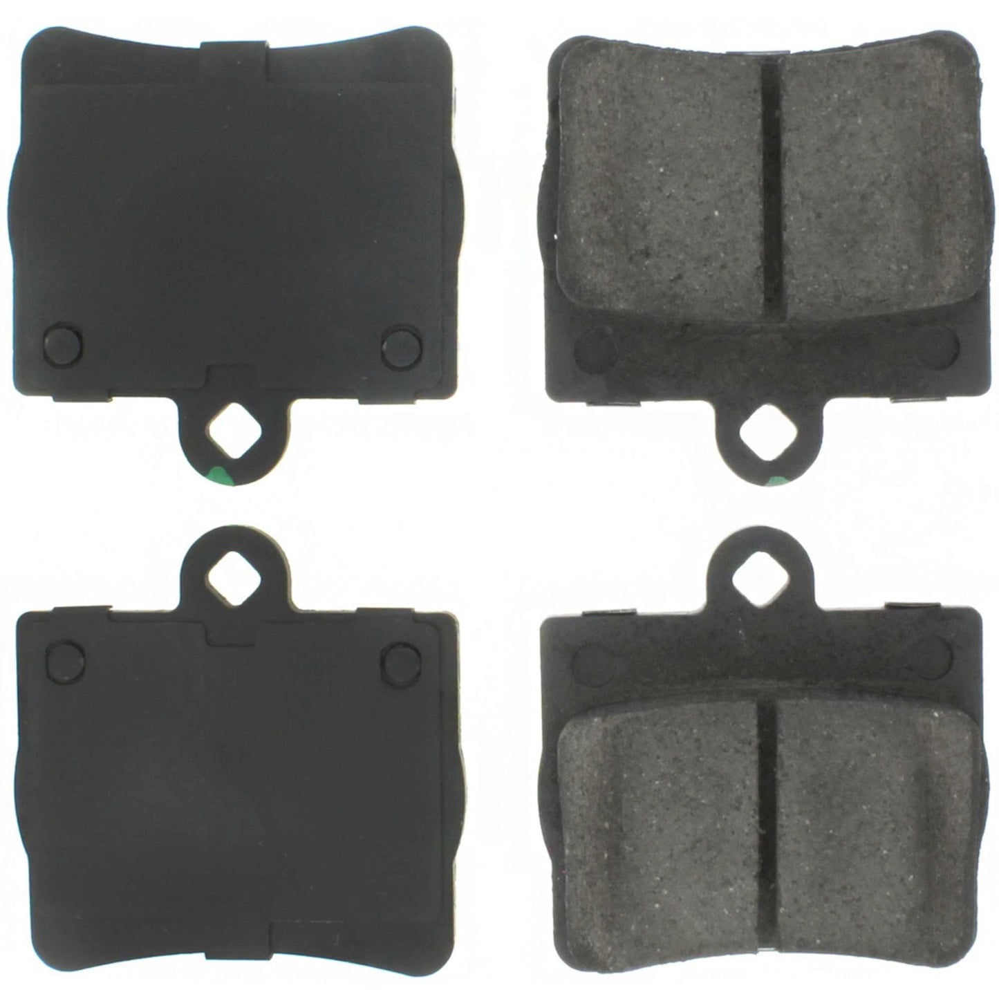 Centric Parts Disc Brake Pad Set Posi Quiet Semi-Metallic with Hardware for 1995-1998 Mercedes-Benz C220 C230 C280 104.07390