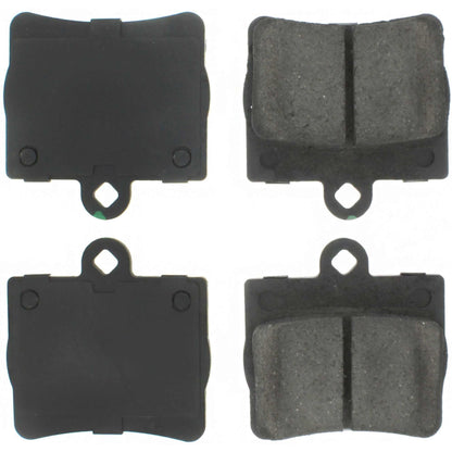 Centric Parts Disc Brake Pad Set Posi Quiet Semi-Metallic with Hardware for 1995-1998 Mercedes-Benz C220 C230 C280 104.07390