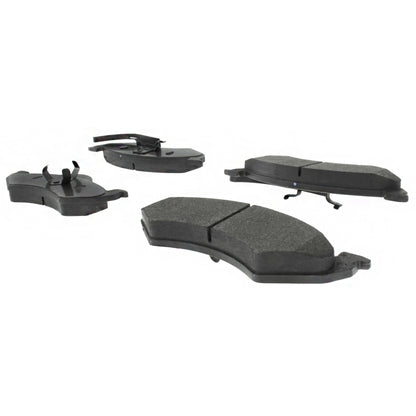 Centric Parts Disc Brake Pad Set Semi-Metallic Posi Quiet with Hardware for 1998-1999 Dodge Dakota 104.07460