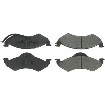 Centric Parts Disc Brake Pad Set Semi-Metallic Posi Quiet with Hardware for 1998-1999 Dodge Dakota 104.07460