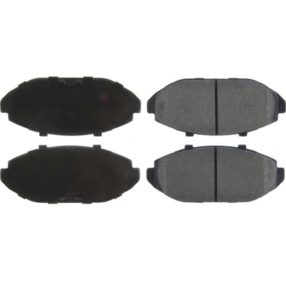 Centric Parts Disc Brake Pad Set Semi-Metallic with Posi Quiet for 1998-2002 Ford Crown Victoria Lincoln Town Car Mercury Grand Marquis 104.07480