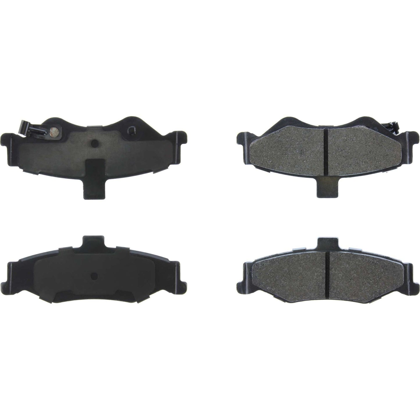 Centric Parts Disc Brake Pad Set Semi-Metallic with Posi Quiet for 1998-2002 Chevrolet Camaro Pontiac Firebird 104.07500