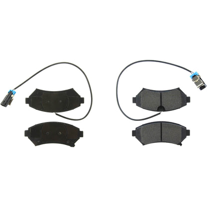 Centric Parts Semi-Metallic Brake Pads with Posi Quiet for 1998-2003 Cadillac Seville 104.07530