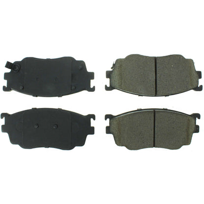 Centric Parts Disc Brake Pad Set Semi-Metallic with Posi Quiet for 1998-2003 Mazda 626 Protege 104.07550