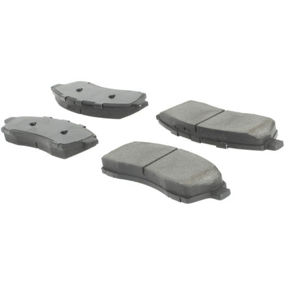 Centric Parts Disc Brake Pad Set Semi-Metallic with Posi Quiet for 2000-2005 Ford Excursion, F-250 2000-2004 and Super Duty 1999-2004 104.07570
