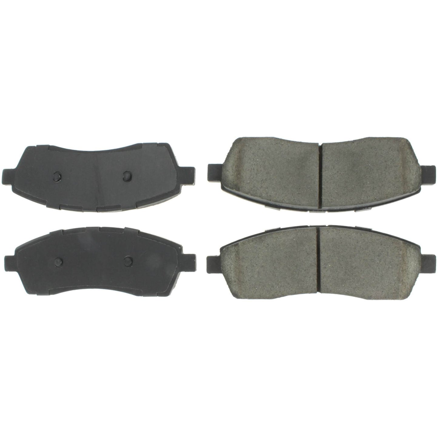 Centric Parts Disc Brake Pad Set Semi-Metallic with Posi Quiet for 2000-2005 Ford Excursion, F-250 2000-2004 and Super Duty 1999-2004 104.07570