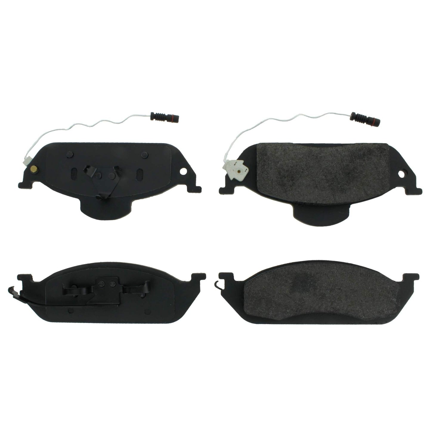 Centric Parts Disc Brake Pad Set Semi-Metallic with Posi Quiet for 1998-2005 Mercedes-Benz ML320 ML350 ML430 104.07600
