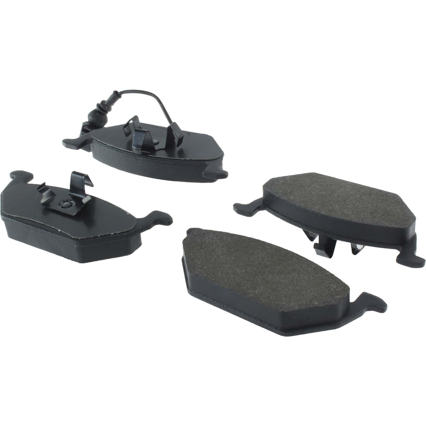 Centric Parts Disc Brake Pad Set Semi-Metallic with Posi Quiet for 2004-2014 Audi and Volkswagen Models