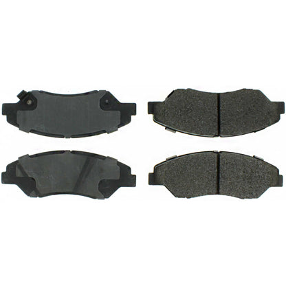 Centric Parts Disc Brake Pad Set Semi-Metallic with Posi Quiet for 1998-2002 Kia Sportage 104.07740