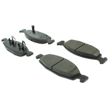 Centric Parts Disc Brake Pad Set Semi-Metallic with Posi Quiet for 1999-2002 Jeep Grand Cherokee 104.07900