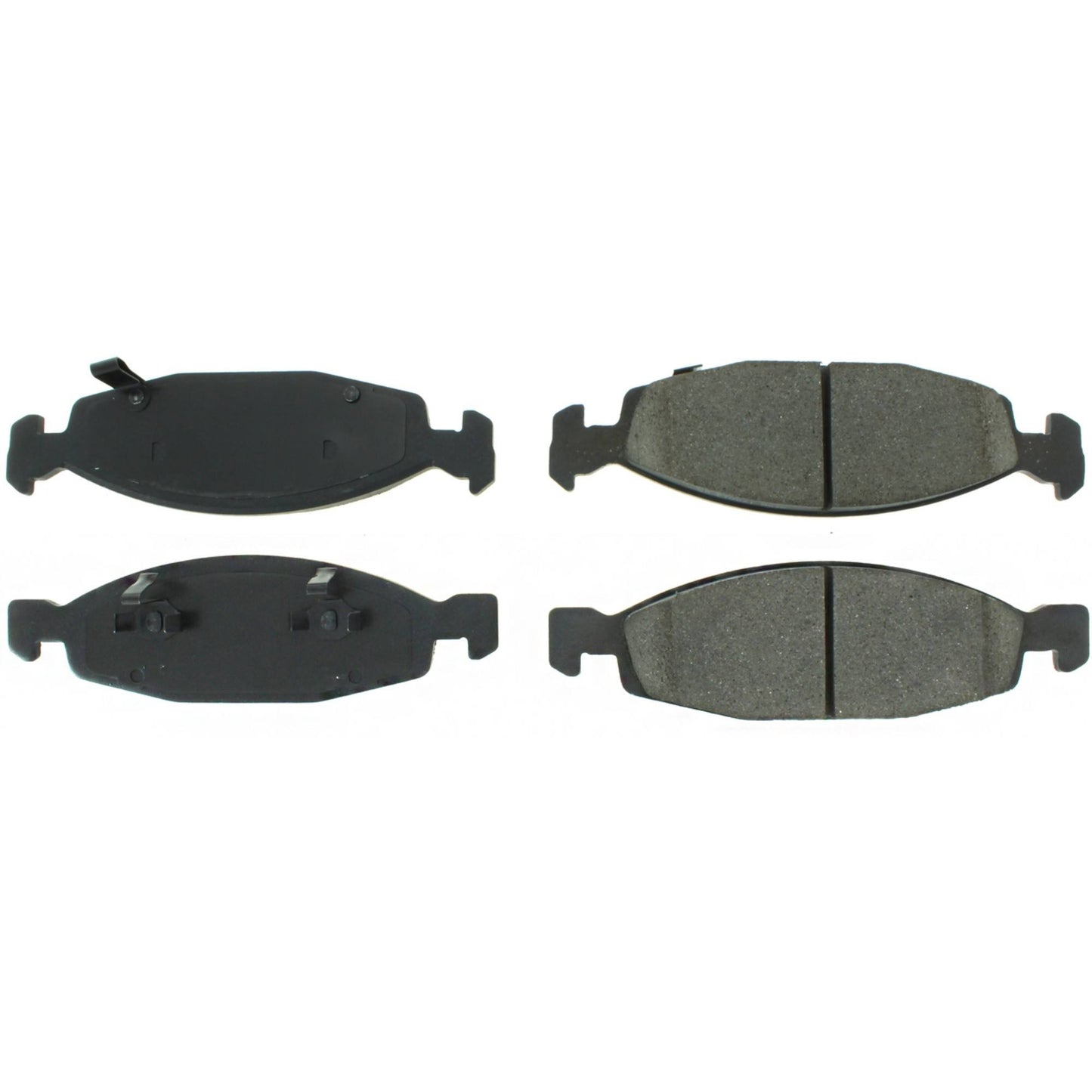 Centric Parts Disc Brake Pad Set Semi-Metallic with Posi Quiet for 1999-2002 Jeep Grand Cherokee 104.07900