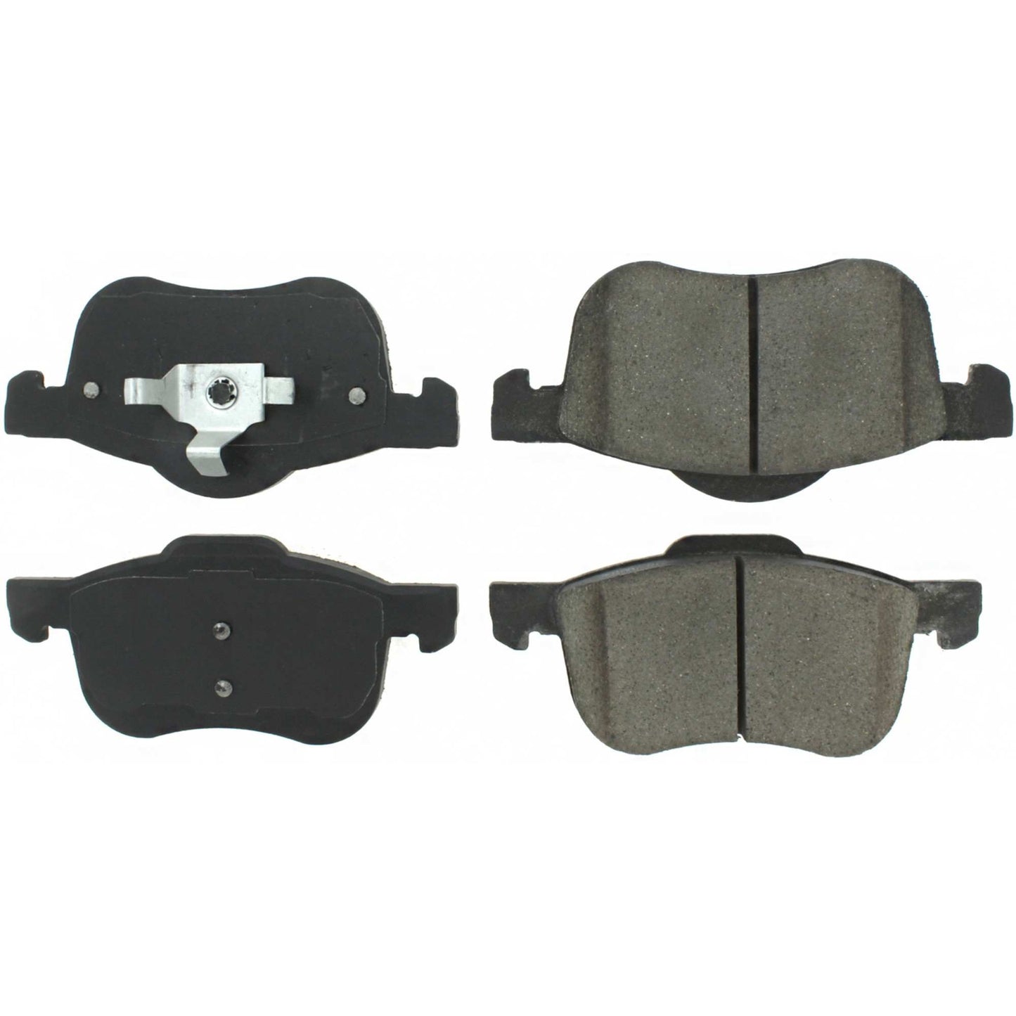 Centric Parts Disc Brake Pad Set Posi Quiet Semi-Metallic with Hardware for 2005-2009 Volvo C70 S60 V70 XC70 104.07940