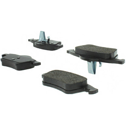Centric Parts Disc Brake Pad Set Semi-Metallic with Posi Quiet for 2001-2009 Volvo S60; 1999-2000 Volvo S70; 1999-2006 Volvo S80; 1999-2007 Volvo V70; 2003-2007 Volvo XC70 104.07950