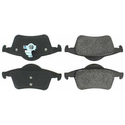 Centric Parts Disc Brake Pad Set Semi-Metallic with Posi Quiet for 2001-2009 Volvo S60; 1999-2000 Volvo S70; 1999-2006 Volvo S80; 1999-2007 Volvo V70; 2003-2007 Volvo XC70 104.07950