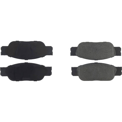 Centric Parts Disc Brake Pad Set Semi-Metallic with Posi Quiet for 2005-2002 Ford Thunderbird 2002-2000 Jaguar S-Type 2006-2000 Lincoln LS 104.08050