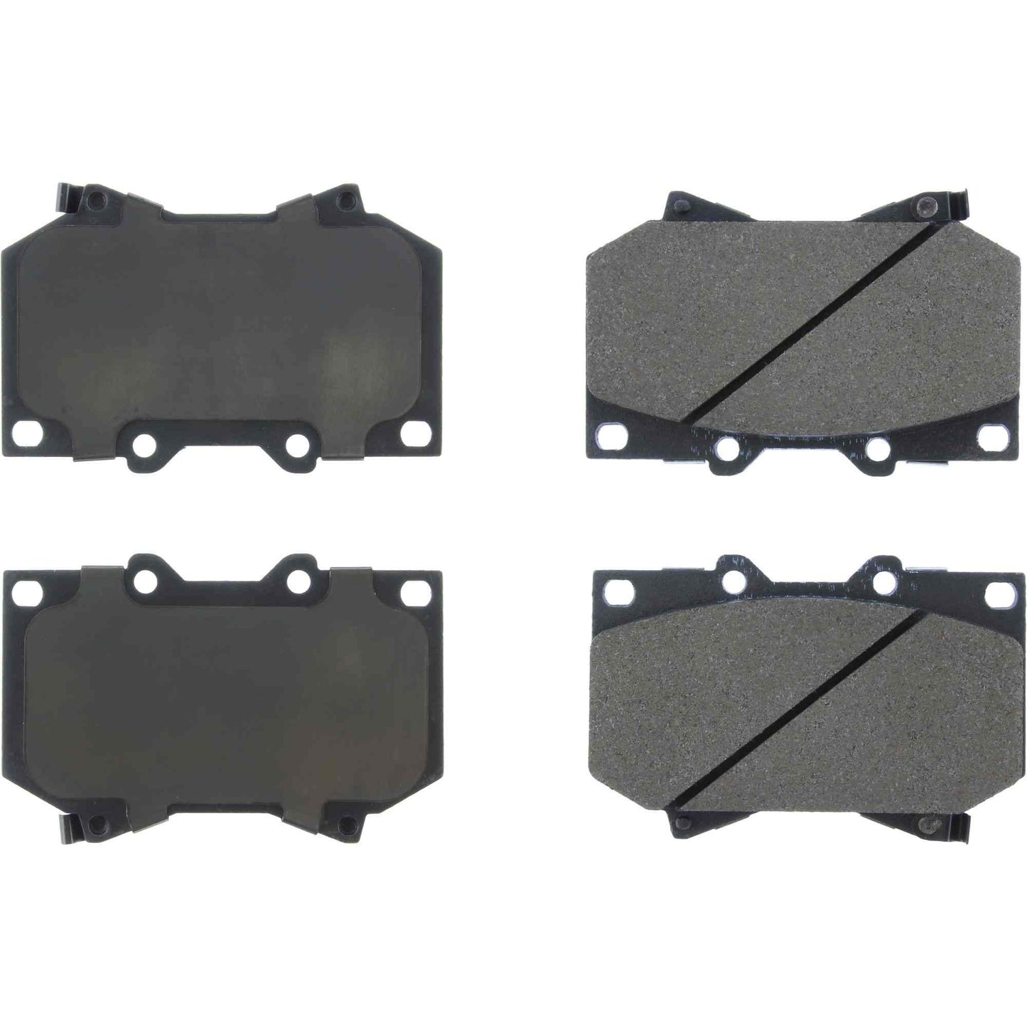 Centric Parts Disc Brake Pad Set Semi-Metallic with Posi Quiet for 2001-2002 Toyota Sequoia Tundra 104.08120