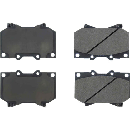 Centric Parts Disc Brake Pad Set Semi-Metallic with Posi Quiet for 2001-2002 Toyota Sequoia Tundra 104.08120