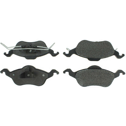 Centric Parts Disc Brake Pad Set Semi-Metallic Posi Quiet for 2000-2004 Ford Focus 104.08160