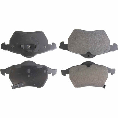 Centric Parts Disc Brake Pad Set Posi Quiet Semi-Metallic with Hardware for Saab 9-3 2003-1999 104.08190