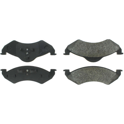 Centric Parts Disc Brake Pad Set Semi-Metallic Posi Quiet for 2000-2002 Dodge Dakota Durango 104.08200