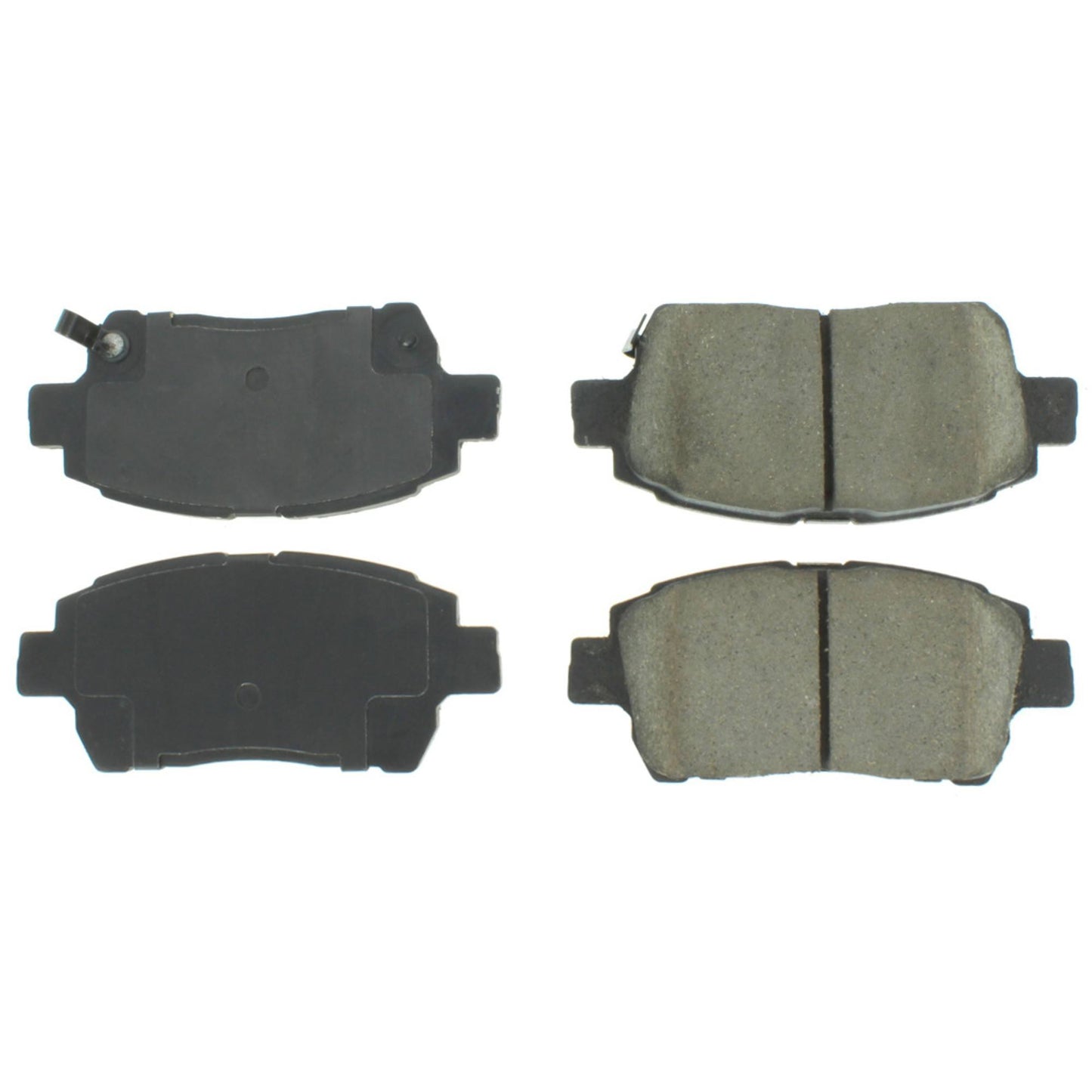 Centric Parts Disc Brake Pad Set Posi Quiet Semi-Metallic with Hardware for 2009-2008 Scion iQ 104.08220