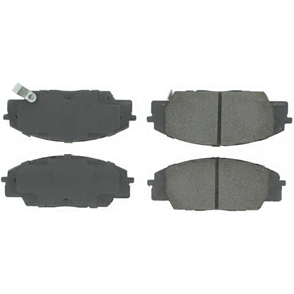 Centric Parts Disc Brake Pad Set Semi-Metallic with Posi Quiet for 2000-2011 Acura CSX RSX Honda Civic S2000 104.08290