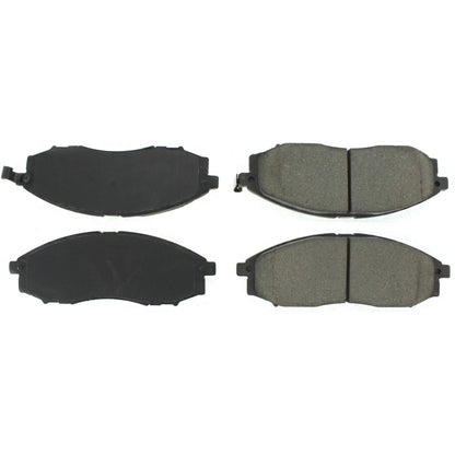 Centric Parts Disc Brake Pad Set Semi-Metallic with Posi Quiet for 2003-2004 Nissan Frontier Xterra 104.08300