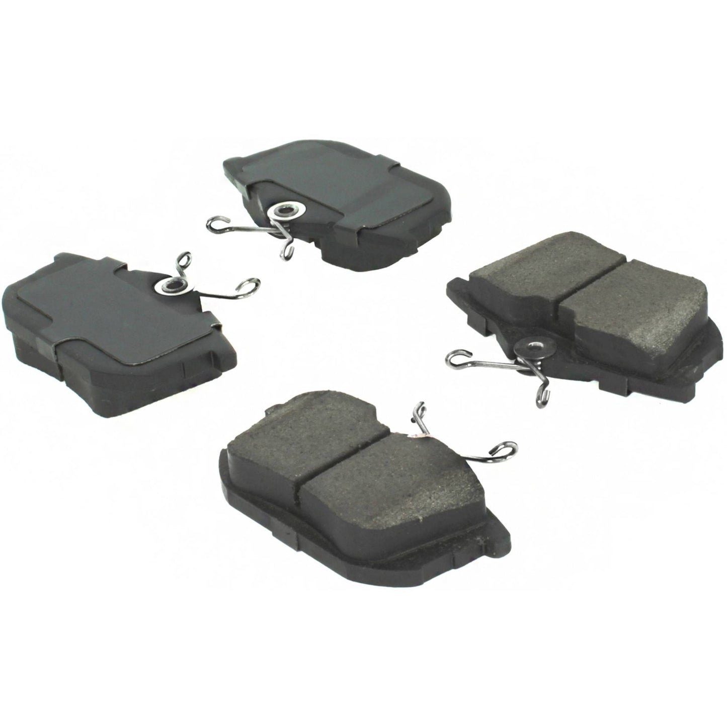 Centric Parts Disc Brake Pad Set Semi-Metallic with Posi Quiet for 2003-2004 Mitsubishi Space Star 2005-2007 Smart Forfour 1999-2012 Volvo S40/V40 104.08380