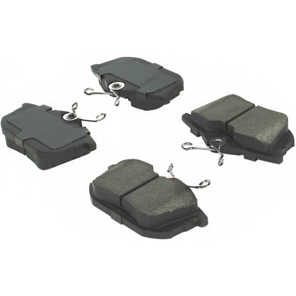 Centric Parts Disc Brake Pad Set Semi-Metallic with Posi Quiet for 2003-2004 Mitsubishi Space Star 2005-2007 Smart Forfour 1999-2012 Volvo S40/V40 104.08380