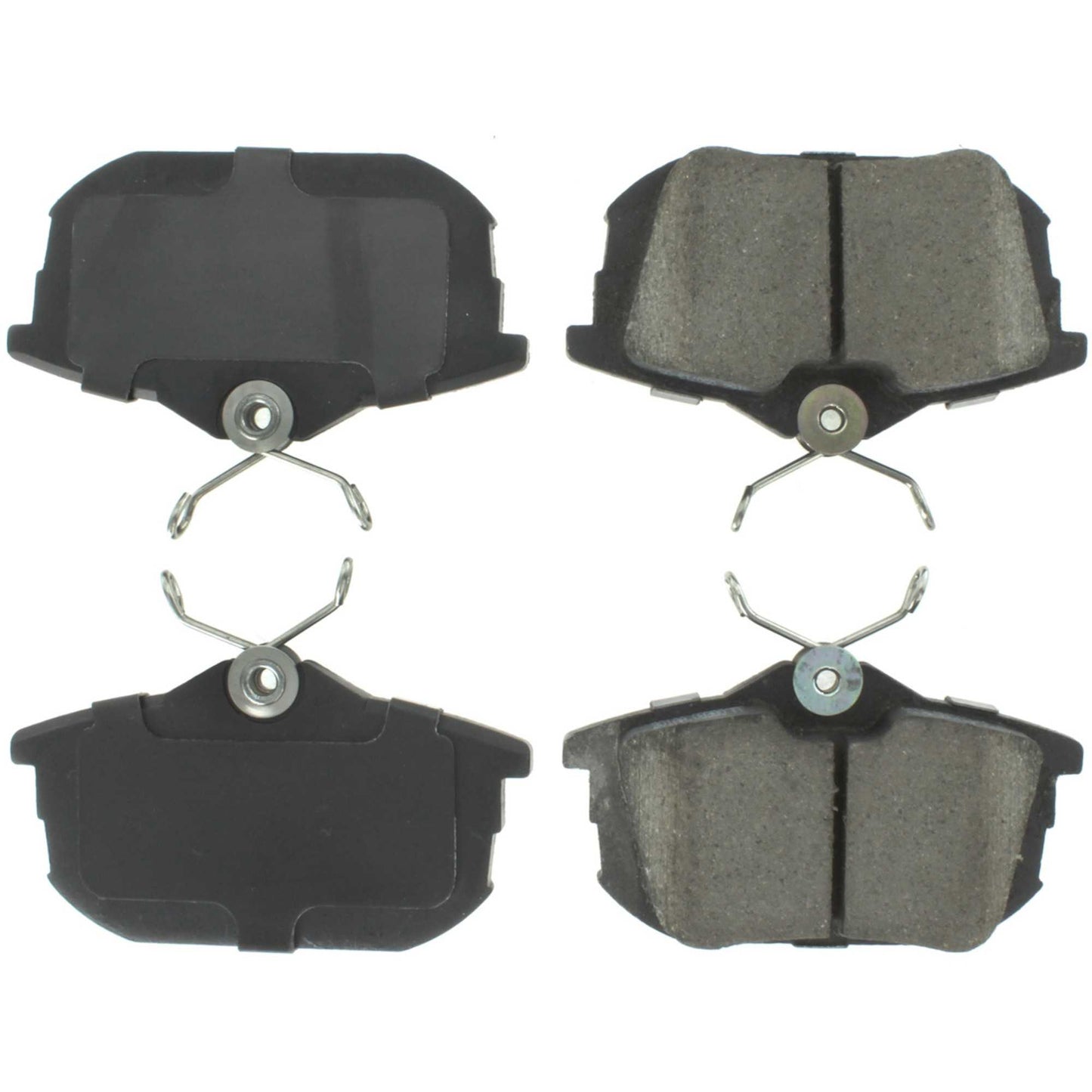 Centric Parts Disc Brake Pad Set Semi-Metallic with Posi Quiet for 2003-2004 Mitsubishi Space Star 2005-2007 Smart Forfour 1999-2012 Volvo S40/V40 104.08380