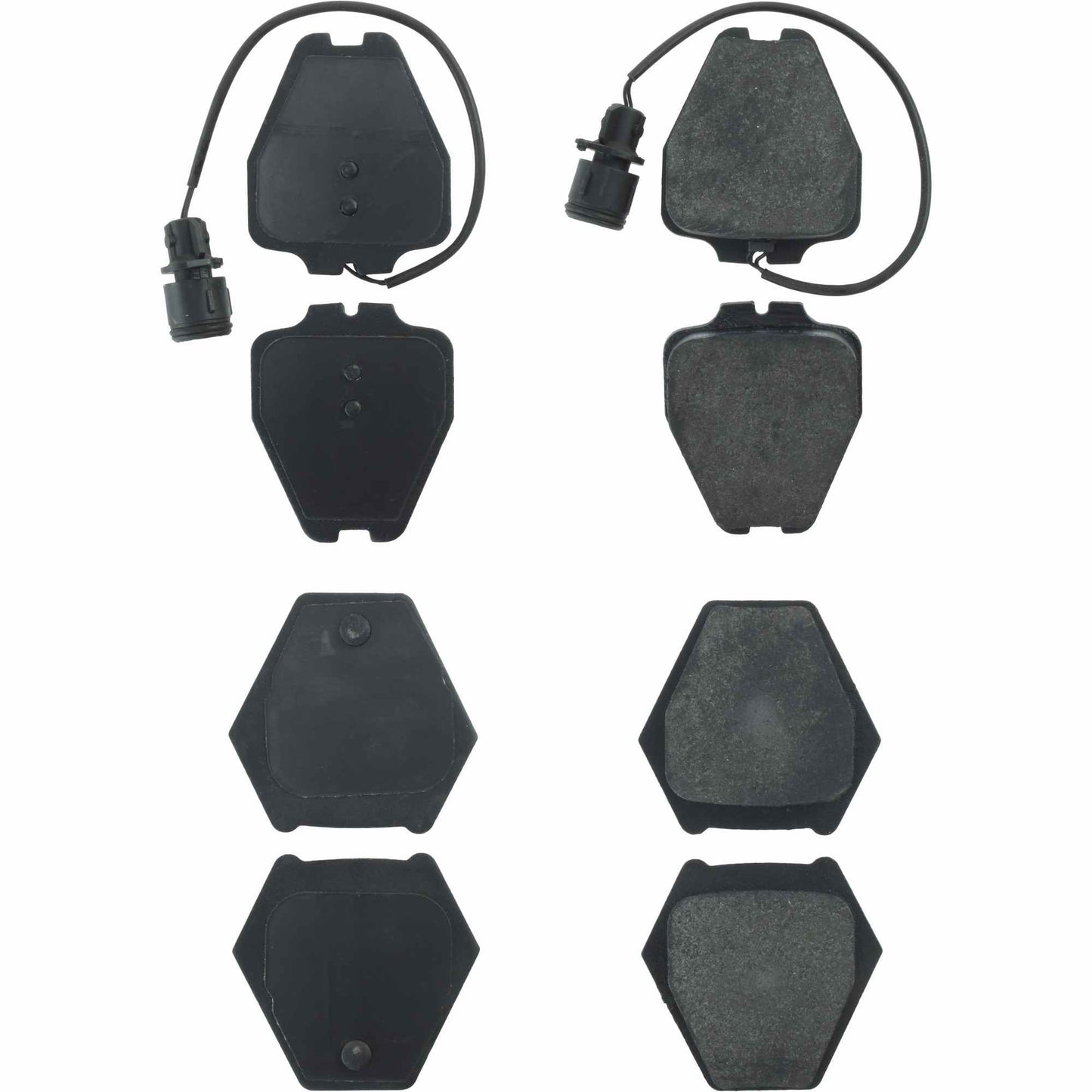 Centric Parts Disc Brake Pad Set Semi-Metallic with Posi Quiet for Audi A8 2000, A8 Quattro 2003-2000, S6 2001, S6 2004 104.08391