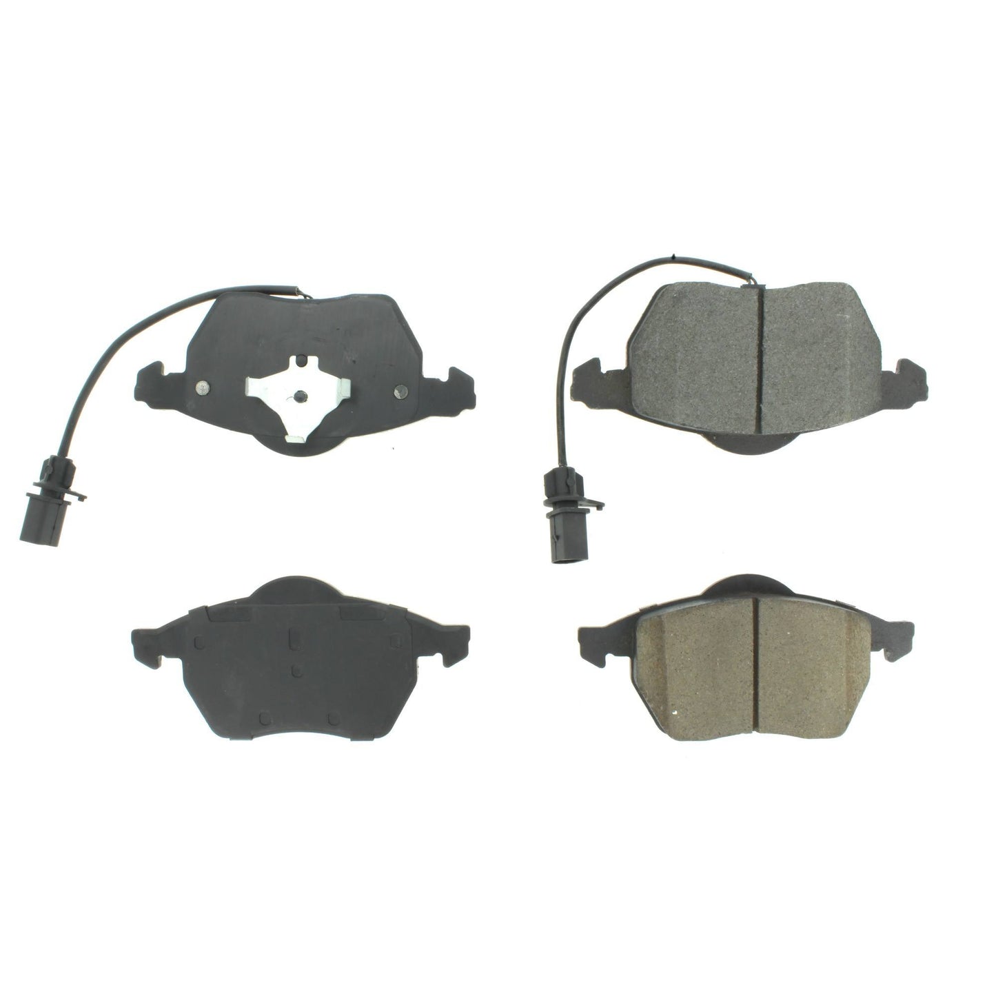Centric Parts Disc Brake Pad Set Semi-Metallic with Posi Quiet for 2008-1999 Audi A4, 2006-1999 A4 Quattro, 2006-1998 A6, 2004-1998 A6 Quattro, 2011 Seat Exeo, 2005-1999 Volkswagen Passat, 2002 Sharan 104.08400