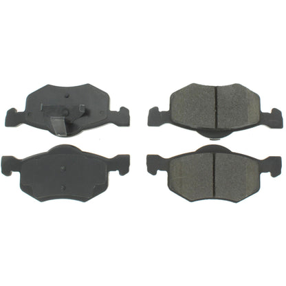 Centric Parts Disc Brake Pad Set Semi-Metallic with Posi Quiet for 2001-2007 Ford Escape, 2001-2006 Mazda Tribute, 2005-2007 Mercury Mariner 104.08430
