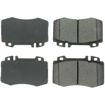 Centric Parts Disc Brake Pad Set Semi-Metallic Posi Quiet for Mercedes-Benz 600SL 1993, C55 AMG 2007 104.08470