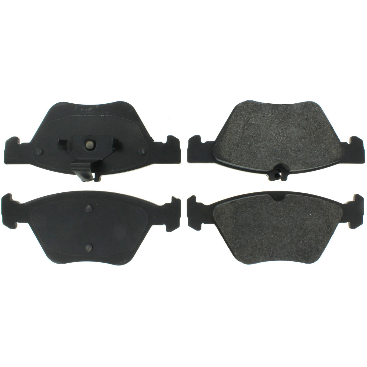 Centric Parts Disc Brake Pad Set Semi-Metallic with Posi Quiet for 2004-2009 Mercedes-Benz E320 E350 104.08531