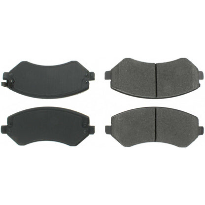 Centric Parts Disc Brake Pad Set Semi-Metallic Posi Quiet for 2001-2008 Chrysler Town & Country, Dodge Caravan, Jeep Liberty 104.08560