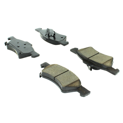 Centric Parts Disc Brake Pad Set Semi-Metallic with Posi Quiet for 2001-2007 Chrysler Town & Country, Voyager 2003, Voyager 2005-2006, Dodge Caravan, Grand Caravan 104.08570