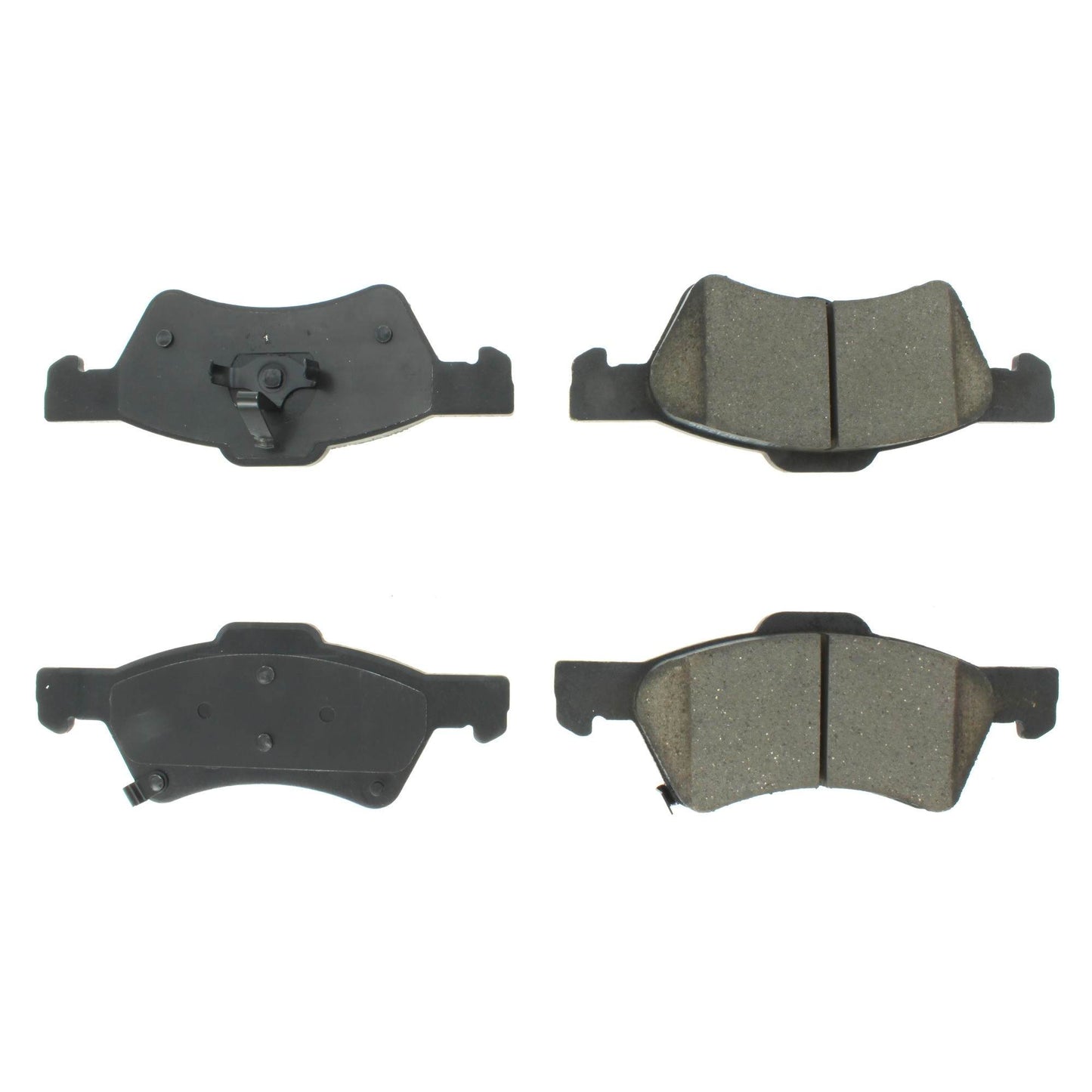 Centric Parts Disc Brake Pad Set Semi-Metallic with Posi Quiet for 2001-2007 Chrysler Town & Country, Voyager 2003, Voyager 2005-2006, Dodge Caravan, Grand Caravan 104.08570
