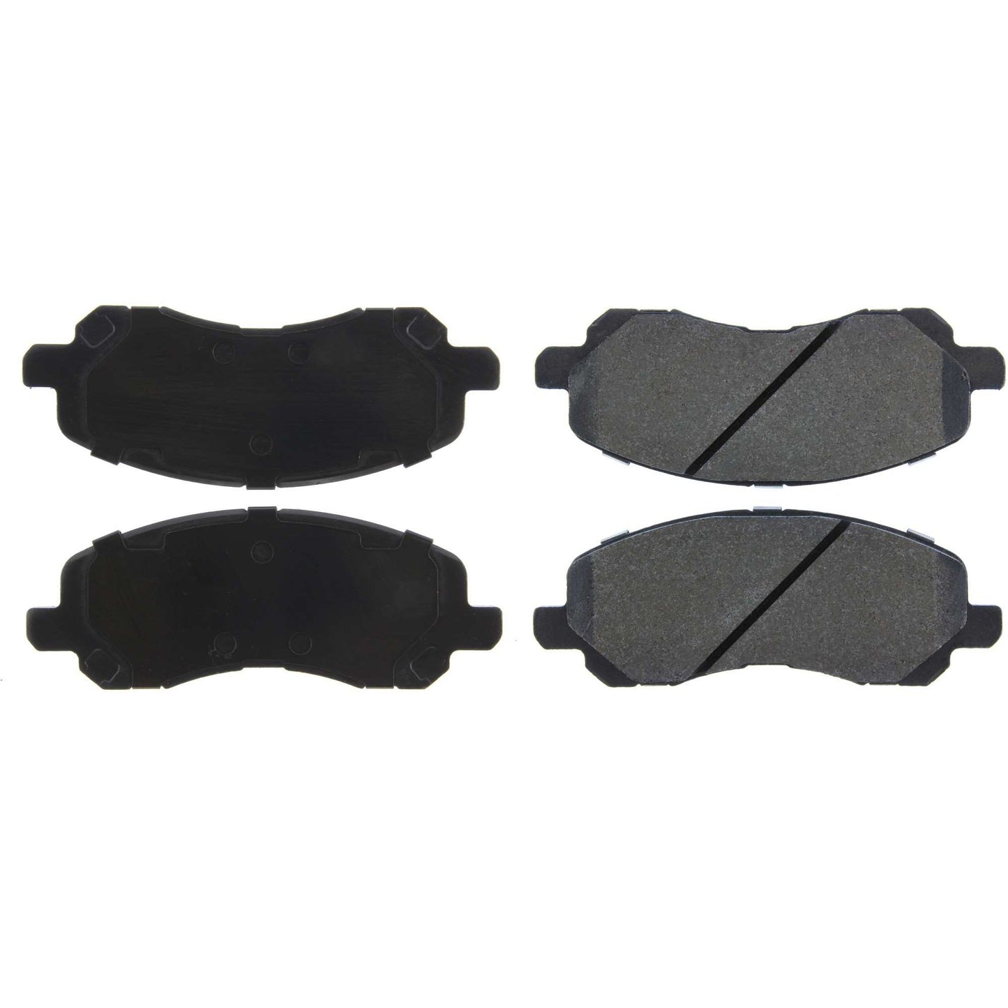 Centric Parts Disc Brake Pad Set Semi-Metallic Posi Quiet for 2001-2017 Chrysler Sebring Dodge Avenger Caliber Stratus Jeep Compass Patriot Mitsubishi ASX Eclipse Galant Lancer 104.08660
