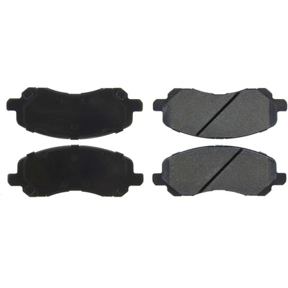 Centric Parts Disc Brake Pad Set Semi-Metallic Posi Quiet for 2001-2017 Chrysler Sebring Dodge Avenger Caliber Stratus Jeep Compass Patriot Mitsubishi ASX Eclipse Galant Lancer 104.08660