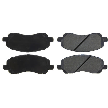 Centric Parts Disc Brake Pad Set Semi-Metallic Posi Quiet for 2001-2017 Chrysler Sebring Dodge Avenger Caliber Stratus Jeep Compass Patriot Mitsubishi ASX Eclipse Galant Lancer 104.08660