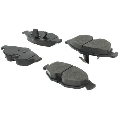 Centric Parts Disc Brake Pad Set Semi-Metallic with Posi Quiet for 2010-2001 Chrysler Cirrus, 2006-2001 Sebring & Dodge Stratus 104.08690