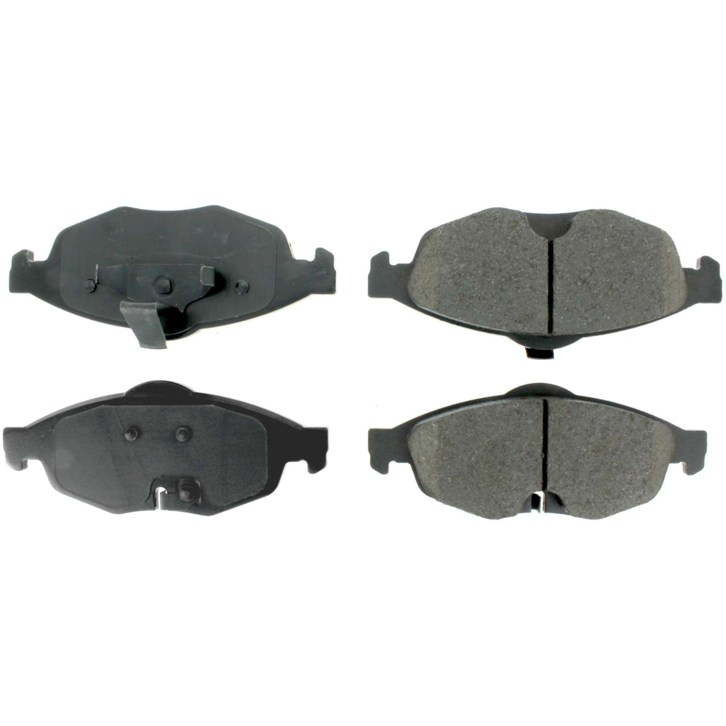 Centric Parts Disc Brake Pad Set Semi-Metallic with Posi Quiet for 2010-2001 Chrysler Cirrus, 2006-2001 Sebring & Dodge Stratus 104.08690