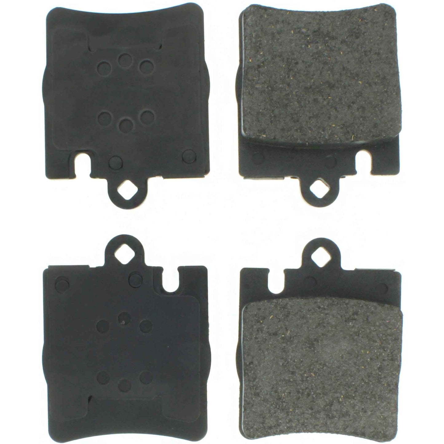 Centric Parts Disc Brake Pad Set Semi-Metallic Posi Quiet with Hardware for 1998-2009 Mercedes-Benz C and CLK Models 104.08760