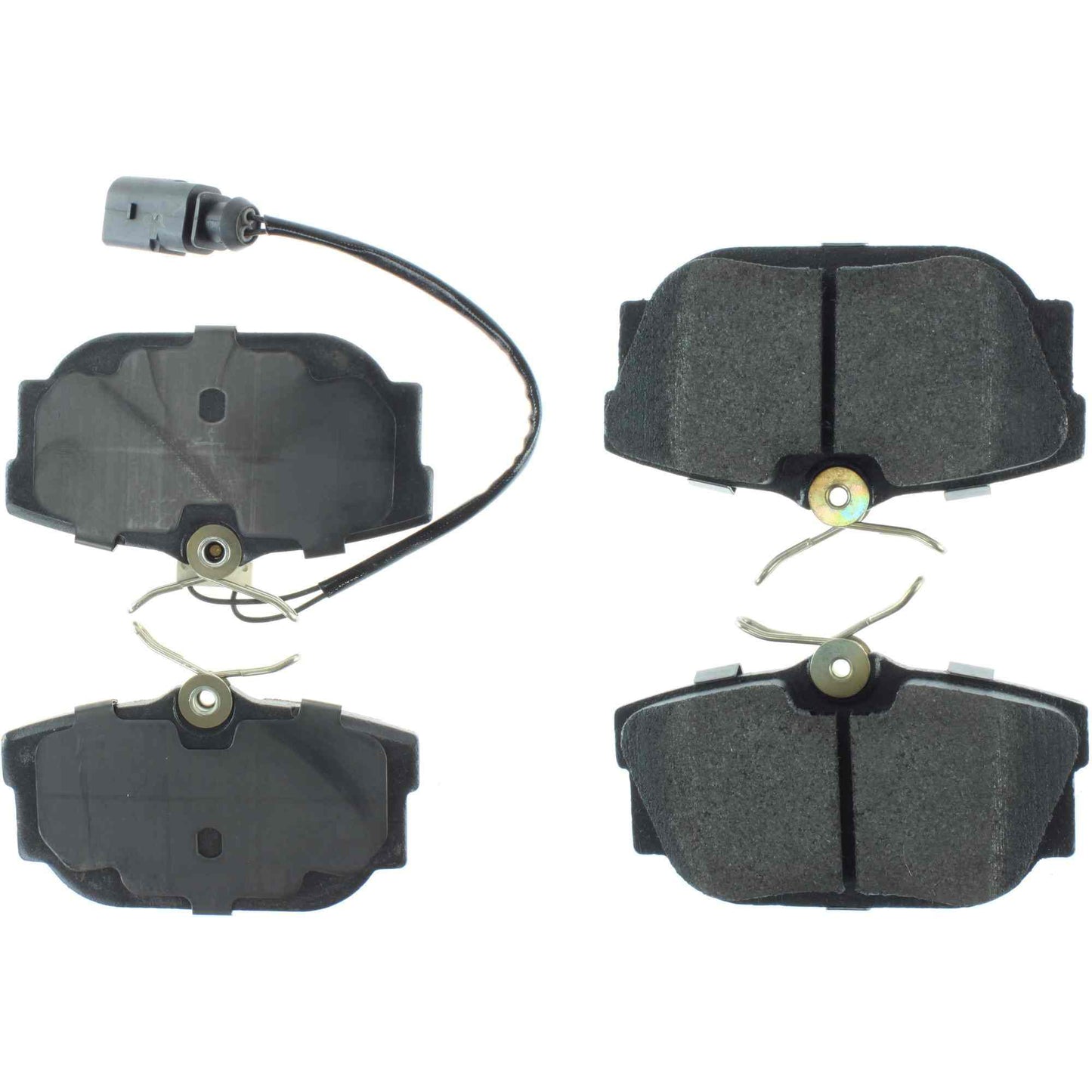 Centric Parts Disc Brake Pad Set Semi-Metallic with Posi Quiet for 1999-2003 Volkswagen EuroVan 104.08770