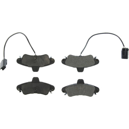 Centric Parts Disc Brake Pad Set Semi-Metallic with Posi Quiet for 1999-2002 Mercury Cougar 104.08990
