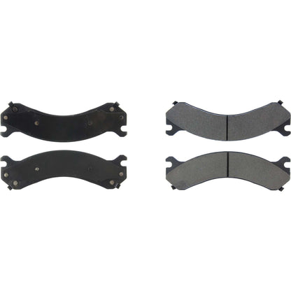 Centric Parts Disc Brake Pad Set Posi Quiet Semi-Metallic with Hardware for 2001-2010 Chevrolet Silverado 3500 GMC Sierra 3500 104.09090