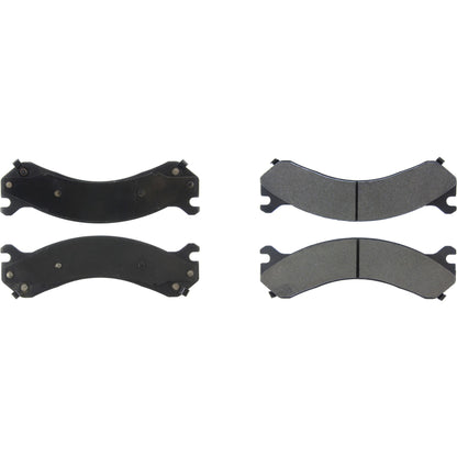 Centric Parts Disc Brake Pad Set Posi Quiet Semi-Metallic with Hardware for 2001-2010 Chevrolet Silverado 3500 GMC Sierra 3500 104.09090