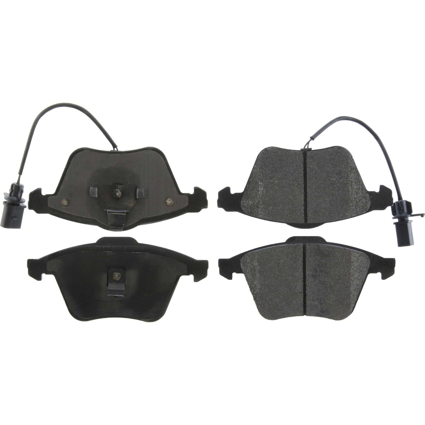 Centric Parts Disc Brake Pad Set Semi-Metallic with Posi Quiet for 2002-2005 Audi A6 Quattro Allroad 104.09150